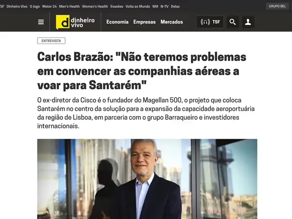 Não teremos problemas em convencer as companhias aéreas a voar para Santarém