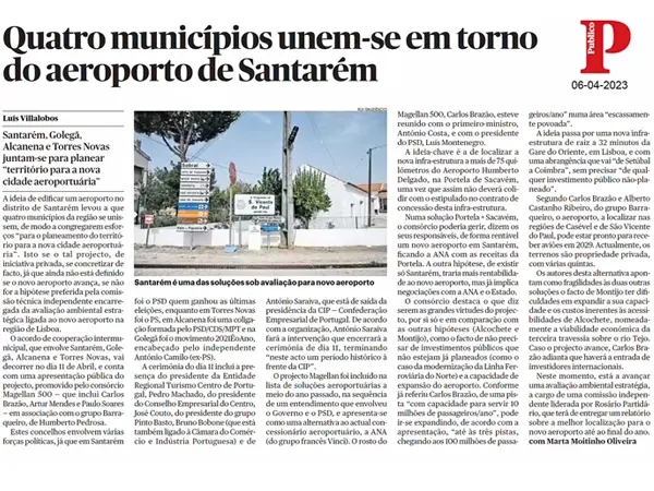 4 municípios unem-se em torno do aeroporto de Santarém